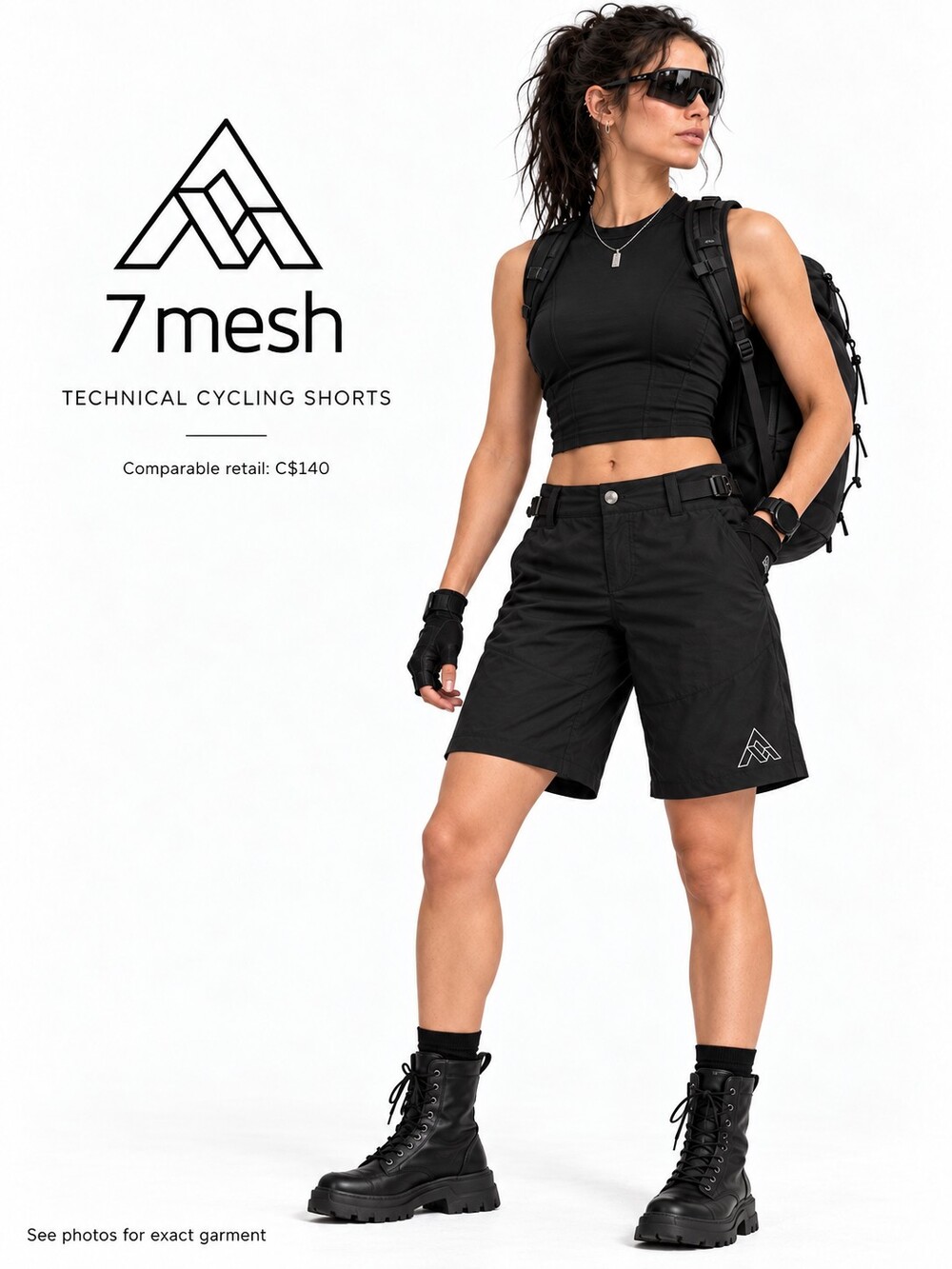 7mesh Women's Short Athletic Cycling Shorts Techwear Tactical Utility